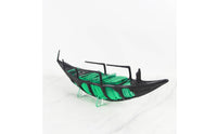 Decorative Boat Sculpture Open Frame Metal Boat Sculpture Cast Construction Home Decor for Lobby