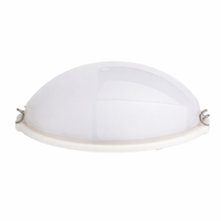 Waterproof Sauna Ceiling Light with Anti-Fog Design for Steam Room, Blast-Resistant Bathroom for High Heat