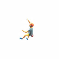 Scene Photography Mountaineering Couple Figures Collectible Mountaineer Figures Detailed Miniature Figure Resin Material