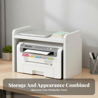 Multi-Layer Printer Stand Stable Load-Bearing Desktop Printer Shelf for Students