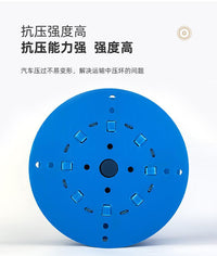 pp塑料工字轮防水防潮电缆收线盘蓝色中空板可拆卸隔电绕线盘批发
