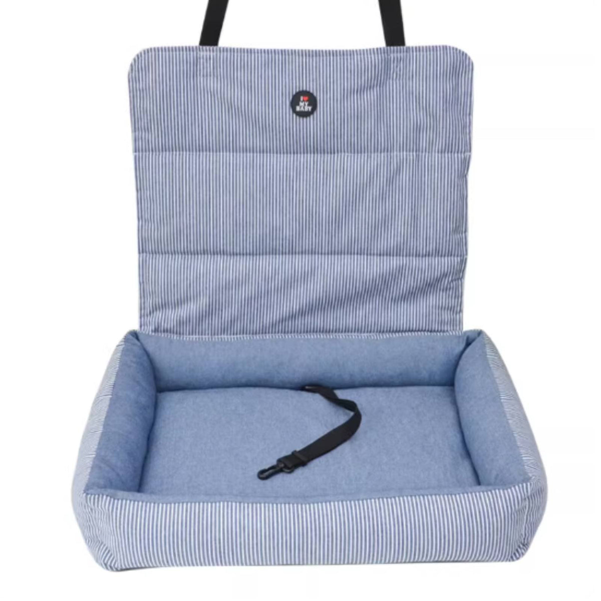 Safety Straps Dog Car Seat easy-clean Cover foldable Pet Travel Box Padded Interior creature travel crate Stable Design for travelers, Cat Owners, journey journeys, Home