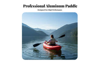 Aluminum Alloy Boat Oars Lightweight Aluminum Boat Oars Double-Headed Kayak Paddle Effortless Paddling for Small Boat Ists