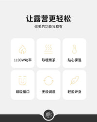 Naturehike挪客迷你卡式取暖炉便携式户外露营野营烤火炉取暖器