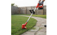 Cordless Grass Trimmer Electric-Powered Cordless Vegetation Wacker Lightweight Battery Powered Brush Cut for Garden, Outdoor, Small Yards