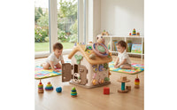 Play House Interactive Activity House Multi Functional Busy Board Toy for Infants, Playroom