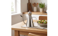 Oil Pot Stainless Steel Oil Pot with Lid Dripping  Cruet for Dining Table
