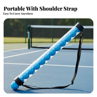 No Bending Down Pickleball Pickup Tube Large Capacity Pickleball Picker Upper Easy to Carry Ball Collection Tube Portable for Seniors, Coaches, Outdoor Courts, Practice Sessions