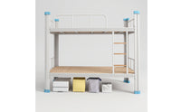 Bunk Bed Frame Space-Saving Bunk Bed Metal Furniture for Students, Teens, Dormitory, Shared Room