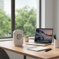 Multi-Functional Wearable Neck Fan Compact and Lightweight Hands-Unrestricted Neck Fan 4-in-1 Design Portable Cooler Brushless Engine for Office, Travel