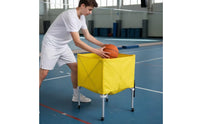 Foldable Ball Cart Foldable Ball Cart Compact Athletic Gear Organizer for Training Field