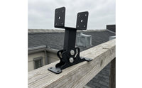 Coated Roof Mounting Bracket U-Shaped Cradle Roof Riser Beam Bracket