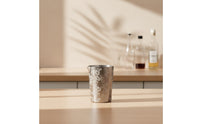 drink Mixing Cup with Spout Engraved Stainless Steel Mixing Cup Reflective Vessel for Bars