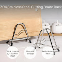 304 Stainless Steel Cutting Board Rack, Multi-Functional, Anti-Slip