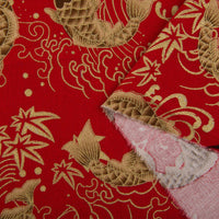 Japanese Style Koi Fish Cotton Fabric for DIY Clothing and Crafts