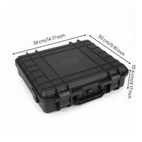 Heavy Duty Empty Hard Case Lockable Shielding Hardhard-Case Rigid Impact Resistant for Technicians, Photographers, Travelers, Equipment Storage, Tool Protection