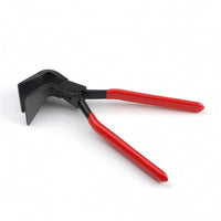 Sheet Metal Bending Pliers Anti-Slip Sheet Metal Hand Seamer Bent Jaw Pliers Darkened Heavy Duty for Mechanic