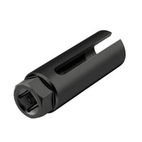 Exhaust Gas Sensor Socket with Side Wire Cutout Chrome Vanadium Exhaust Gas Sensor Socket Tool Slotted Hexagonal for Mechanics