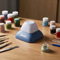 Compact Model Paint Blender Stable Electric Paint Mixer Long-Lasting Vortex Mixer for Hobbyists, Miniature Painters, Workbench, Crafting, Studios