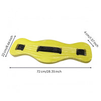 Buoyant Waist Board Curved Design Fishes-Shaped Swim Board Shielded Film EVA Foam Kickboard