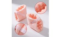 Heel Positioning Cushion Ergonomic Foot Elevation Pillow with Straps Lightweight