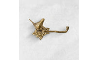 Towel Holder with Bird Motif Vintage Towel Holder with Bird Screwless Installation Hardware for Renters
