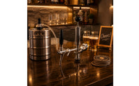 Rate-Control-Regulating Beer Dispenser with Pump Chrome-Plated Keg Tap with Faucet Heavy-Duty Hardware for Homebrewers