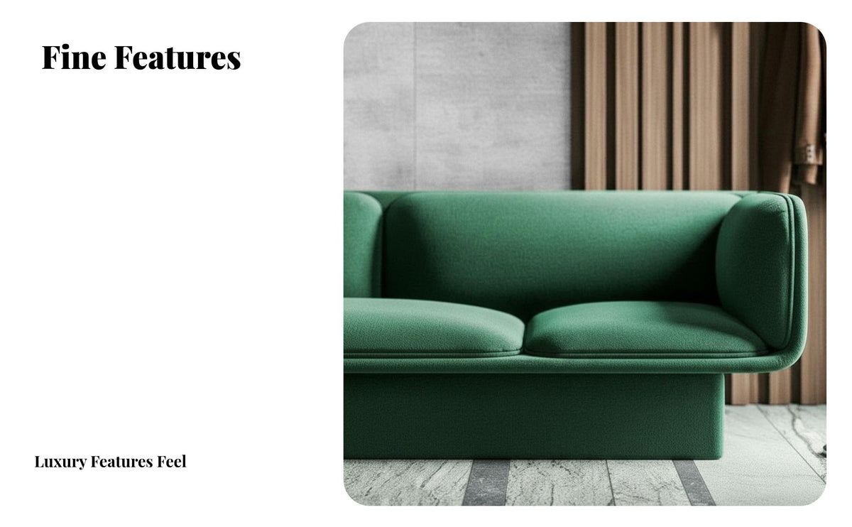 Nordic aesthetic 3-Seater Sofa Modern Design 3-Seater Minimalist Couch Clean Lines Living Room Furnishing Designer Inspired for Interior Designers, Apartment Dwellers, spa, Waiting Area, Lobby, Office