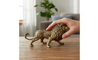 Lion Figurine Decorative Lion Statue Vintage Tabletop Figurine for Collectors, Desk