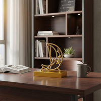 Continuous Motion Ornament Decorative Celestial Swing Ornament Stable Base Table Decor for Desktop
