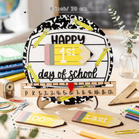 Wooden First Day of School Sign - Craft Decoration
