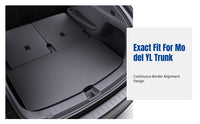 Genuine Leather Trunk Mat for Electric Vehicle Model YL, Full Coverage, Interior Accessory, Easy to Clean