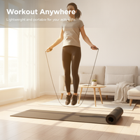 High-Density PVC Yoga and Fitness Mat for Jump Rope and Partner Workouts