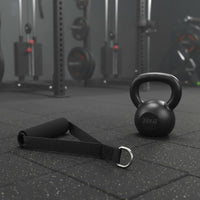 2 Pieces Elastic Band Handles Sturdy-Duty Exercise Handles D Handle Attachment High Load Capacity Cord Machine Attachments