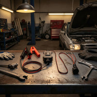 Motor Test Tool with Gripping Clips Wired Gripping Clip Insulated Test Wire for Home Mechanics