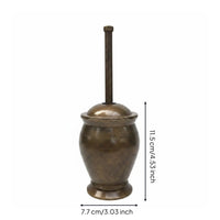 Copper Mortar and Pestle Smooth Grinding Mortar and Pestle Easy to Untainted Spice for Botanical Prep