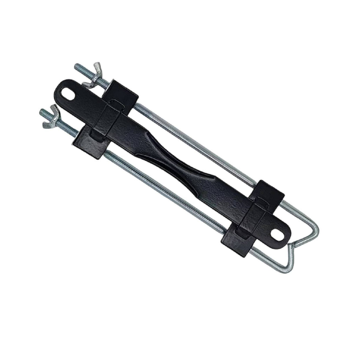 Universal Battery Tie down Mount Bracket with J Bolts Easy to Install Battery Fixing Hook Cuttable Anti-Oxidation for Engine Bay