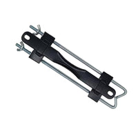 Universal Battery Tie down Mount Bracket with J Bolts Easy to Install Battery Fixing Hook Cuttable Anti-Oxidation for Engine Bay