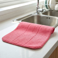 Ribbed Microfibre Cloth and Microfibre Towel, Large Microfibre Cloths for Panes and Glass, Non-Shedding Solid Microfibre 40x40cm