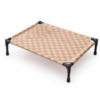 Medium Size Raised Pet Cot Raised Pet Bed Black Frame Cat Dog Bed for Dogs