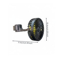 Quiet Operation Back Seat Cooling Fan Adjustable Direction Car Headrest Fan for Backseat Passengers, Kids