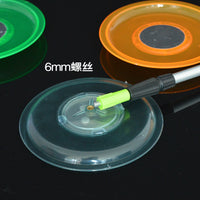 Portable Disc Bait Plate with Ground Insert for Fishing Chair