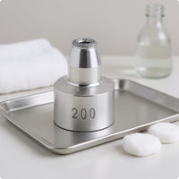 Silver Finish Metal Grinding Head High Performance crystalGrit Grinding Head