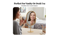 compliindividualstarystanding Makeup Mirror Stylish Design Vanity reachory small-sized for Bedroom