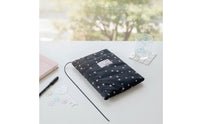 Patterned Cloth Book Sleeve Portable Book Cover with Bookmark Lightweight Soft for Readers, Students