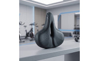 Bike Saddle with Cutout Thickened Hollow Cycle Seat Anti-Slip for Road Cycling
