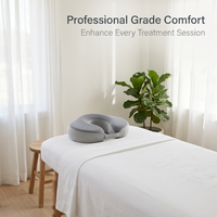 Memory Foam Face Down Pillow, Massage Headrest for Beauty Bed, Ergonomic Face Cushion, Breathable Massage Pillow, Face Cradle for Spa Treatments