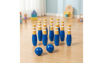 Wooden Bowling Toy Smooth Wooden Bowling Set for Playroom
