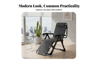 Foldable Folding Deck Chair Comfortable Weightless Reclining Chair Adjustable Recliner Space-Saving for Office Workers, Homeowners, dozing, Balcony, Living Room, spineyard