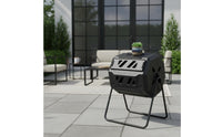 Rotating Compost Bin Sturdy Construction Outdoor Compost Tumbler Large Capacity Tumbling Composter for Homeowners
